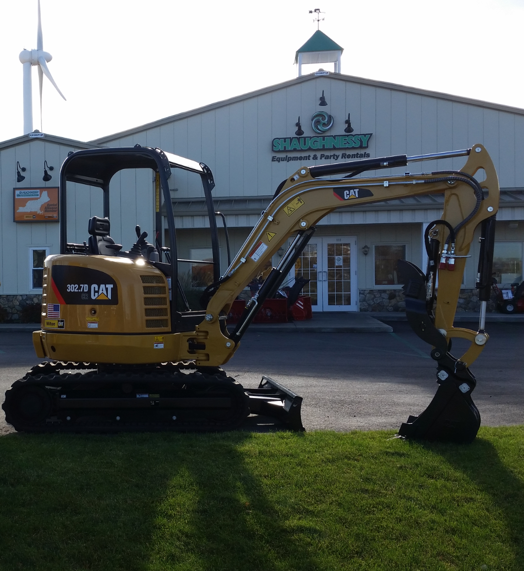Cat 302.7 Mini Excavator (3 TON) Equipment Rentals in Plymouth